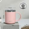 304 Stainless Steel Insulated Water Cup  450ml AntiScalding Milk  Juice Mug With Lid 12