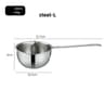 Mini 304 Stainless Steel Oil Pot  Small Saucepan With Wooden Handle For Butter  Chocolate 9