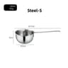 Mini 304 Stainless Steel Oil Pot  Small Saucepan With Wooden Handle For Butter  Chocolate 6