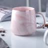 Nordic Ins Style Marble Ceramic Mug  Elegant Gold Rim Coffee  Oatmeal Breakfast Cup 6