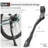 Adjustable Bicycle Kickstand  HighStrength Aluminum Alloy Side Stand  Parking Rack 6