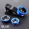 Universal 3in1 Phone Lens Kit  Fisheye 067X Wide Angle  Macro Lens With Secure Clip For IPhone  And 9