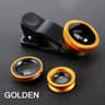 Universal 3in1 Phone Lens Kit  Fisheye 067X Wide Angle  Macro Lens With Secure Clip For IPhone  And 7