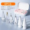 Clear Replacement Pen Tips For Apple Pencil 1st 2nd  3rd Gen  6Piece Mute Smooth Writing Nibs 6
