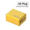 120W 4Port Fast Wall Charger  MultiPort USB  TypeC Power Adapter For IPhone Xiaomi And Huawei 6