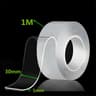 Nano Double Sided Tape  Transparent Reusable  Waterproof Traceless Adhesive Tape For Home  Office 8