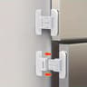 4pcs Refrigerator Door Safety Buckle Universal Drawer Lock Child Proof Protection With Double Buckl 7