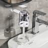 Plastic Multifunctional Bathroom Toothbrush And Cup Organizer With Dust Cover And Drainage Design 6
