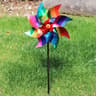 Solar Reflective Laser Windmill Bird Drive Rainbow Gradient Spinner For Gardens Terraces Balconies  7