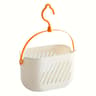 Durable Hanging Storage Basket Shower Organizer With Hooks For Bathroom And Kitchen Cleaning 6