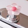 Fashionable Floral Toilet Flush Handle  Essential Bathroom Accessory With Long Nail Friendly Design 7