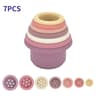 Baby Silicone Hourglass Stacking  Montessori Educational Toy 8