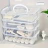 4Layer Transparent Partitioned Storage Box 7