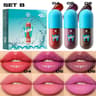 Mini Velvet Matte Lip Gloss Set LongLasting Fruit Scented Lip Tint 9