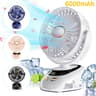 Portable MultiSurface USB Clip Fan  Versatile Personal Cooling 8