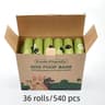 New Pet Biodegradable Trash Bag Bulk  Scented Degradable Dog Poop Bags 15