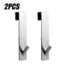 Bathroom Shower Door Back Hook  Stainless Steel OverGlass Towel Rack 10