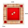 4Player Wooden Shut The Box Dice Game  Classic Family And Pub Strategy Entertainment 9