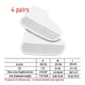 Waterproof NonSlip Silicone Rain Shoe Covers  Portable Reusable Outdoor Protection 23