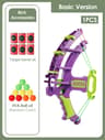 Montessori Slingshot Sticky Ball Dartboard  3in1 Educational Outdoor Sport Game 9