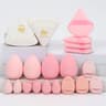 20Piece Pink Makeup Sponge  Puff Set  Professional Blending  Setting Kit 21