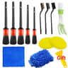 Car Detailing Brushes And Electric Drill Brush Kit For Automotive Cleaning 6
