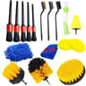 Car Detailing Brushes And Electric Drill Brush Kit For Automotive Cleaning 7
