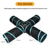 Foldable Cat Tunnel Breathable Pet Play Tube 24