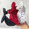 3pcs Vintage Polka Dot Headband Set 6