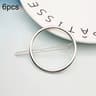 6 Pcs Elegant Round Hairpins Set 6