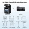 Baseus 3K Dash Cam VD1 Front And Rear 8