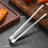 Stainless Steel Grill  BBQ Food Tongs 6