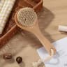 2 In 1 Natural Bristle Dry Skin Body Massage Brush 11
