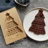 Christmas 3D Engraved Wooden Cookie Mold 14