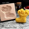 Christmas 3D Engraved Wooden Cookie Mold 8