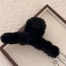 Elegant Plush Hair Clip Extra Large Korean Fashion Grab Claw 7