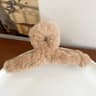 Elegant Plush Hair Clip Extra Large Korean Fashion Grab Claw 8