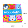 Montessori Early Educational Cartoon Animal Face Matching Cloth Book 9