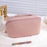 Mens Business PU Leather Travel Toiletry Bag 12