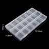 Transparent Clear Plastic Jewelry And Bead Storage Organizer 10