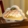 Handmade DIY Cloud Tulip Mirror Lamp 8