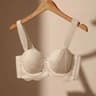 French Lace Bra For Women Big Chest Appears Small Pushup Breast Collection Anti Sagging Lingerie 7