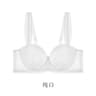 French Lace Bra For Women Big Chest Appears Small Pushup Breast Collection Anti Sagging Lingerie 8