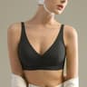 SUJIIN Sexy Seamless Wireless PushUp Padded Soft Support Invisible Lift V Neck Bralette 7