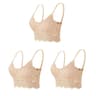 Womens Comfortable Lace Bralette Top Wireless Hollow Out Seamless Underwear 8