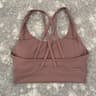 Solid Color Fitness Sport Bra Cross Back High Strength Comprehensive Training Top 10