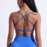 Solid Color CrossBack High Strength Fitness Bra Yoga Top 7