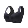 Large Size Seamless Front Button Fixed Cup BreastShrinking Bra 6