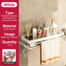 Stainless Steel AntiRust Shower Storage Rack 23