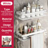 Stainless Steel AntiRust Shower Storage Rack 25